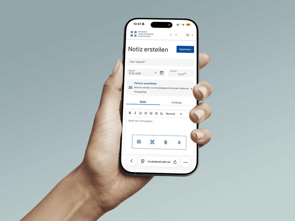 Papiernotizen, digitalisiert